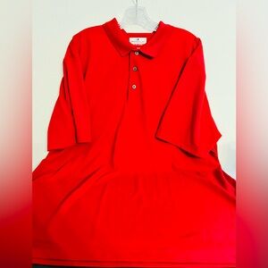 Grand Slam Performance Red Men’s Polo Shirt